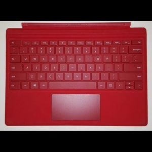 Candy Apple Red Microsoft Surface Pro Type Cover